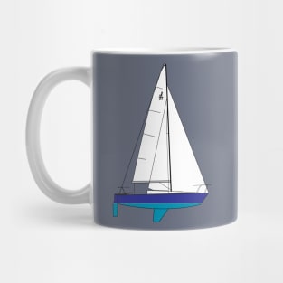 J/24 Sailboat Mug